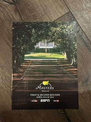 THE MASTERS Poster Print ad Photo 8  x 11  PGA AUGUSTA 2008
