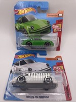 Hot Wheels Porsche 934 Turbo Rsr GrüN & Weiß Then And Now 2/10 2018 1:64