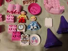 lego duplo disney cinderella castle ~ Set #6154 Used 76 Pieces 