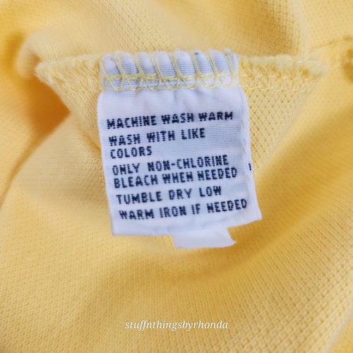 Polo Ralph Lauren Custom Fit Men's Shirt Canary Yellow 100% Cotton Size XXL - Picture 5 of 7