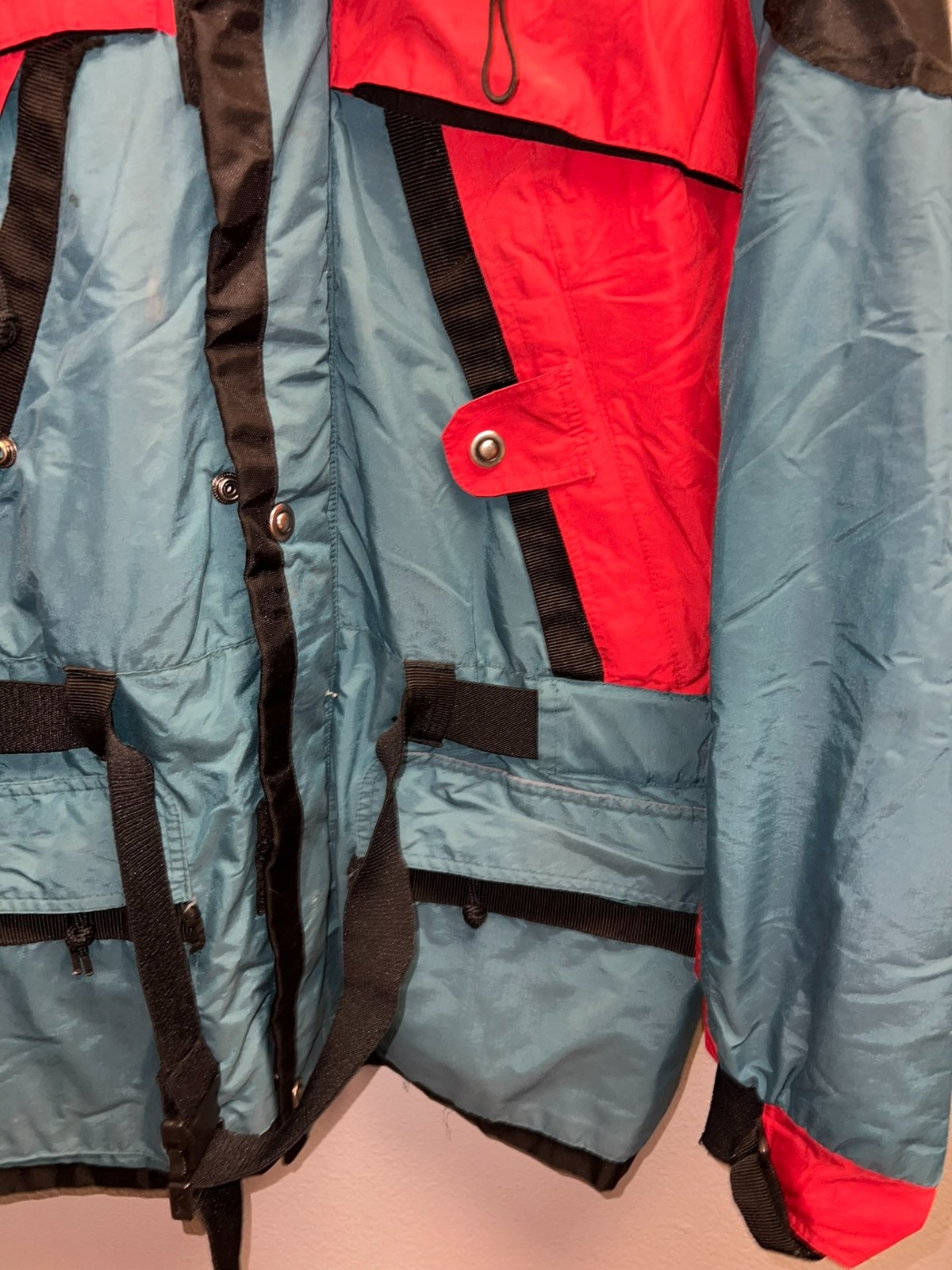 Boulder Tech Microlite Colorblock Ski Jacket Red … - image 6