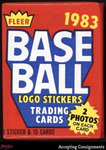 1983 Fleer Baseball Sealed Wax Pack -  Ryne Sandberg Wade Boggs RC Rookie ?