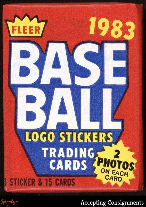 1983 Fleer Baseball Sealed Wax Pack -  Ryne Sandberg Wade Boggs RC Rookie ?