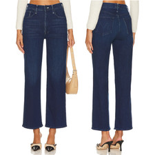 MOTHER The Rambler Zip Ankle Jeans Animal Instinct Size 32 NEW