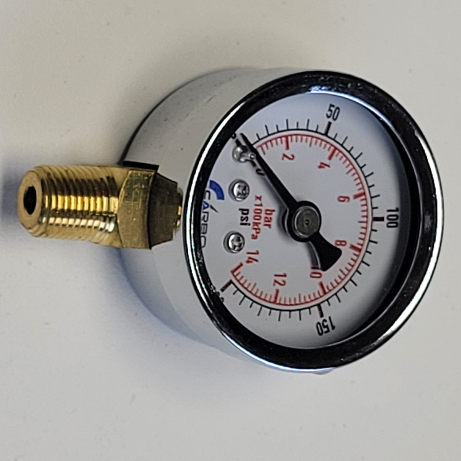 LOWRIDER HYDRAULICS PISTON/BLADDER PUMP AIR GAUGE 200 PSI 1/8 Npt Brand