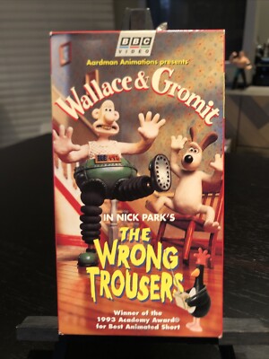 Wallace And Gromit The Wrong Trousers (VHS 1995) Nick Park