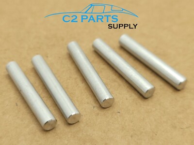 1963 1964 1965 1966 C2 Corvette Knock-Off Wheel Spinner Aluminum Lock Pins (5pc)