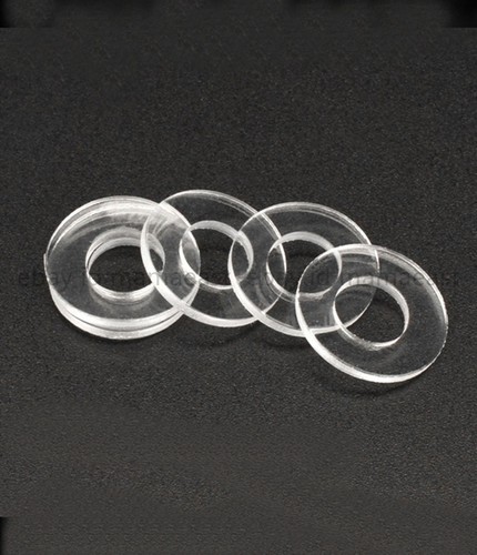 Kunststoff PVC Polyvinylchlorid Transparente Unterlegscheibe M2 M3 M4 M5 M6-M16 - Bild 12 von 12