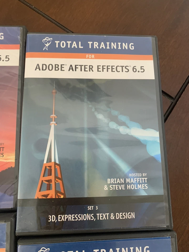 4 DVDs Total Training For Adobe After Effects 6.5 Animation Special Effects - Image 4 of 4