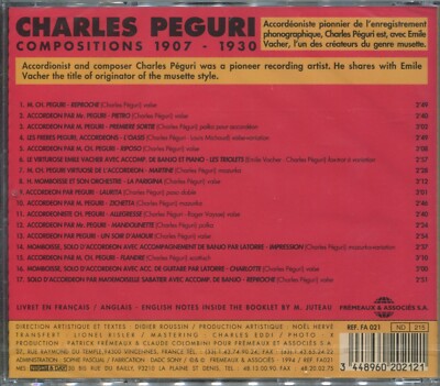 Charles Peguri Compositions 1907-1930 | eBay