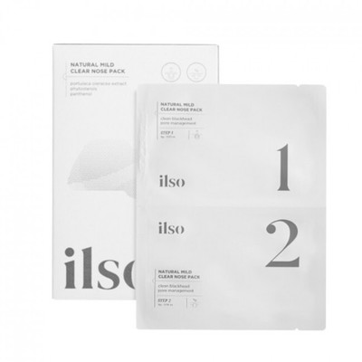 ILSO Natural Mild Clear Nose Pack 5ea , Korean Cosmetics, KBeauty, sample