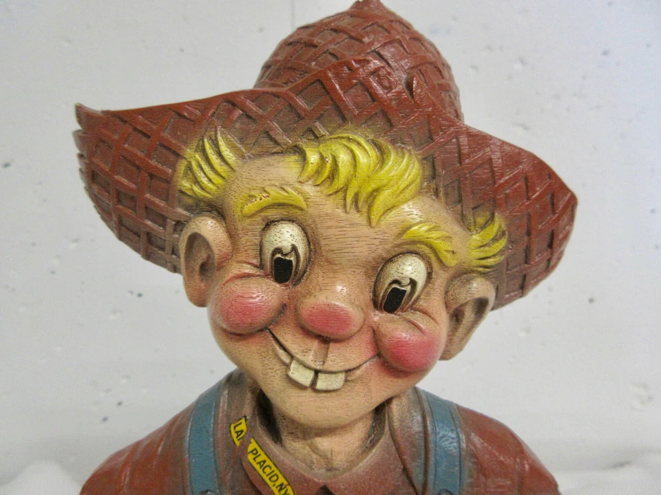 CINTURÓN DE CORBATA HILLBILLY Cuello Rojo FARMER BOY Madera Resina Correa ESTANTE DE PARED Foto 2 de 4