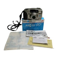 Minolta Vectis 40 Film Camera 30-120mm Untested