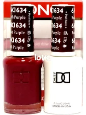 DND Daisy Gel Polish Soak Off 0.5fl.oz LED/UV Duo DND634- Reddish Purple