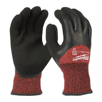 Milwaukee 48-22-8922B Large Red Latex Level 3 Cut Resistant Insulated Winter
