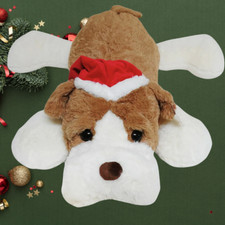 Holiday Time Floppy Bulldog Plush Toy Giant Sized Floppy 28" Stuffed Animal Dog