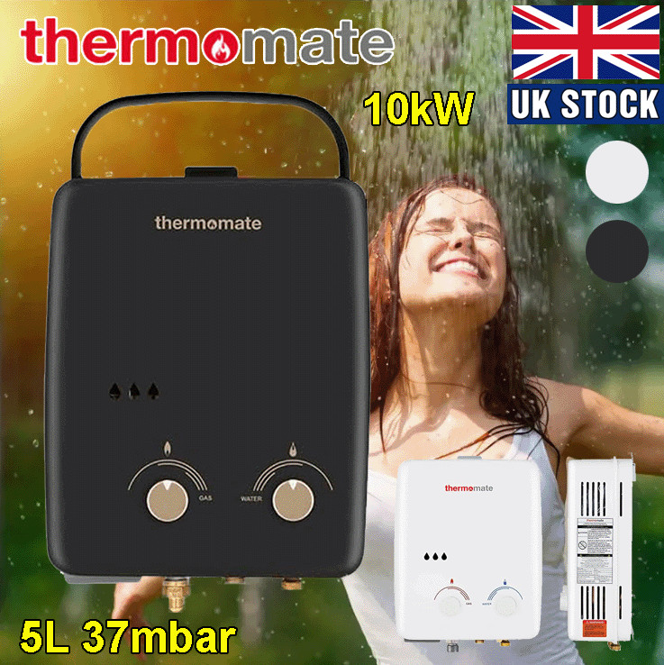 THERMOMATE LPG Propane Gas 5L Hot Water Heater Tankless Instant Boiler  Outdoor | eBay