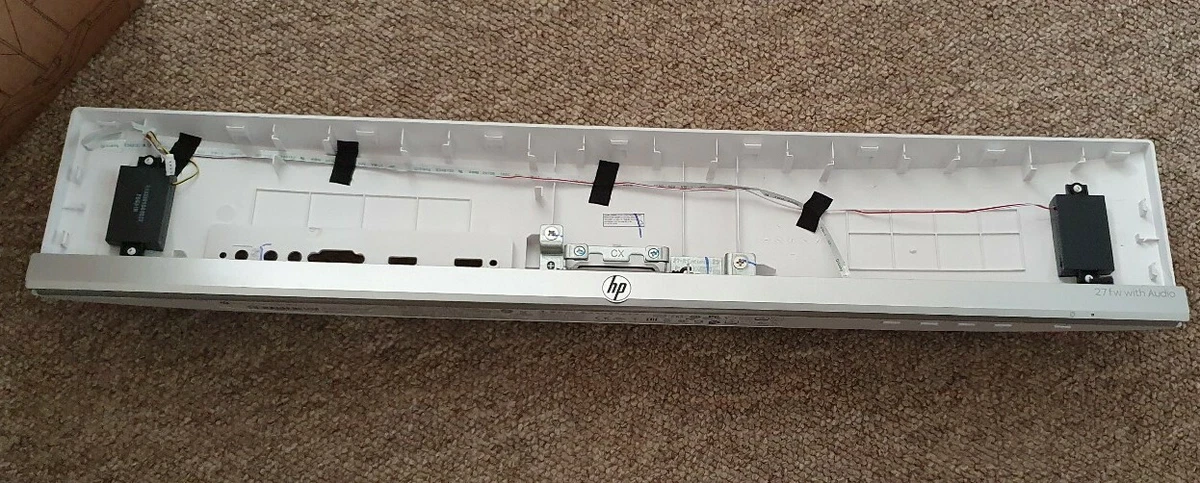 HP 27FW with audio LED Monitor back