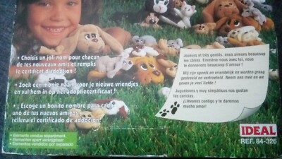 Peluches Anciennes Pound Puppies - Les Dalmatiens De Noël (1996) - Ideal - Neuf