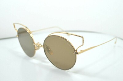 NEW AUTHENTIC DITA BELIEVER  23008-B-TAN-GLD-52 SUNGLASSES