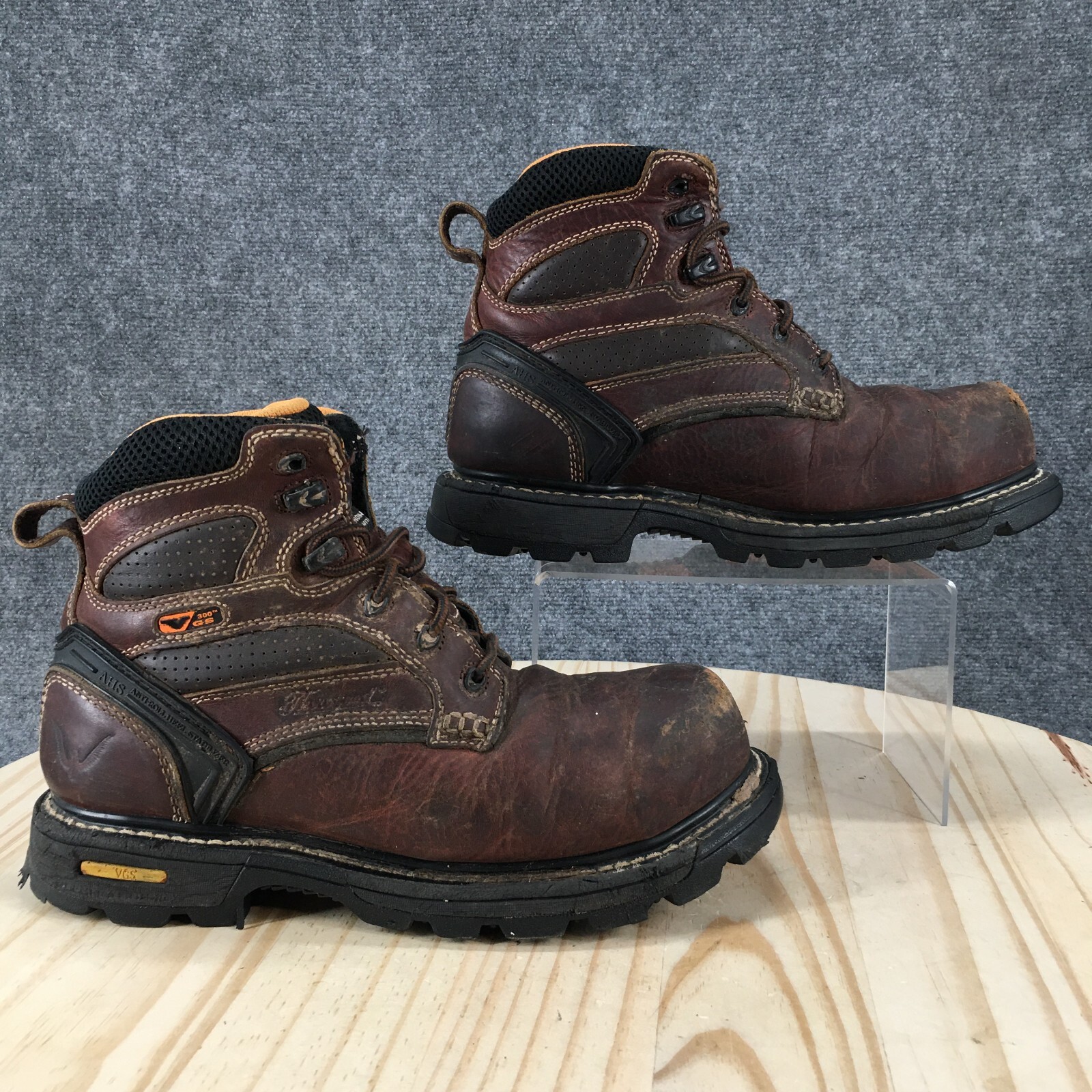 Thorogood Men's 8 M Women's 10 M Gen Flex2 Ankle Work Boot 804-4446 Brown-image