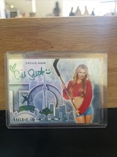 Cecille Gahr Benchwarmer Hockey Auto Fall Expo Green Foil 4/10