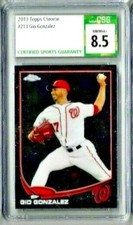 2013 Topps Chrome Gio Gonzalez CSG 8.5 