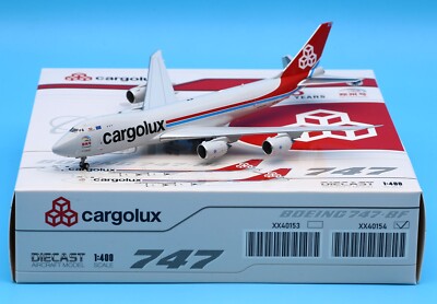 JC Wings 1:400 Cargolux Airlines Boeing B747-8F Diecast