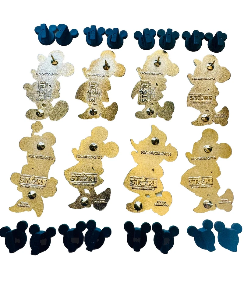 Disney Pin 2024 D23 WDI Minnie Mouse City Outfits Mystery Set LE 400 Complete - Image 2 of 4