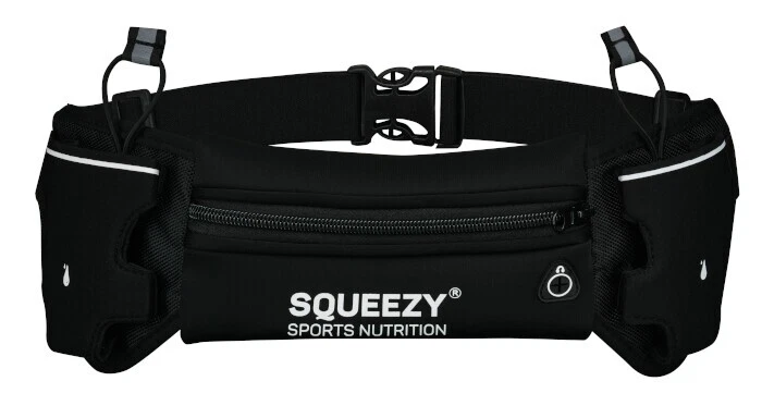 Squeezy Laufgürtel mit Tasche und Flaschen / Softflakehalter
