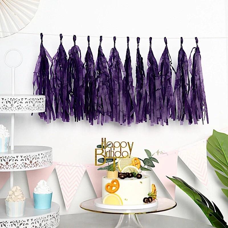 Tissue paper 2024 garland party supplies