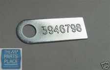 1969 Chevrolet Chevelle M-21 Muncie Transmission Tag - 3946798