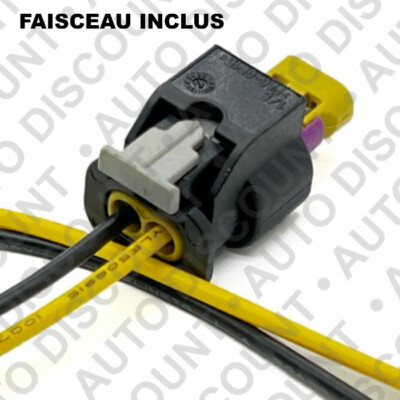 Connecteur Réparation Auto 2 Broches - Compatible VW Audi Seat Skoda - Réf 8K0973702