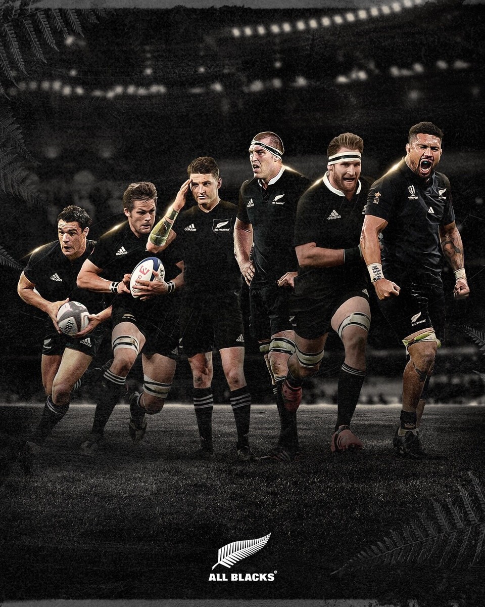 ALL BLACKS NZ TEAM POSTER,NEW ZEALAND, WORLD CUP RUGBY,ARL