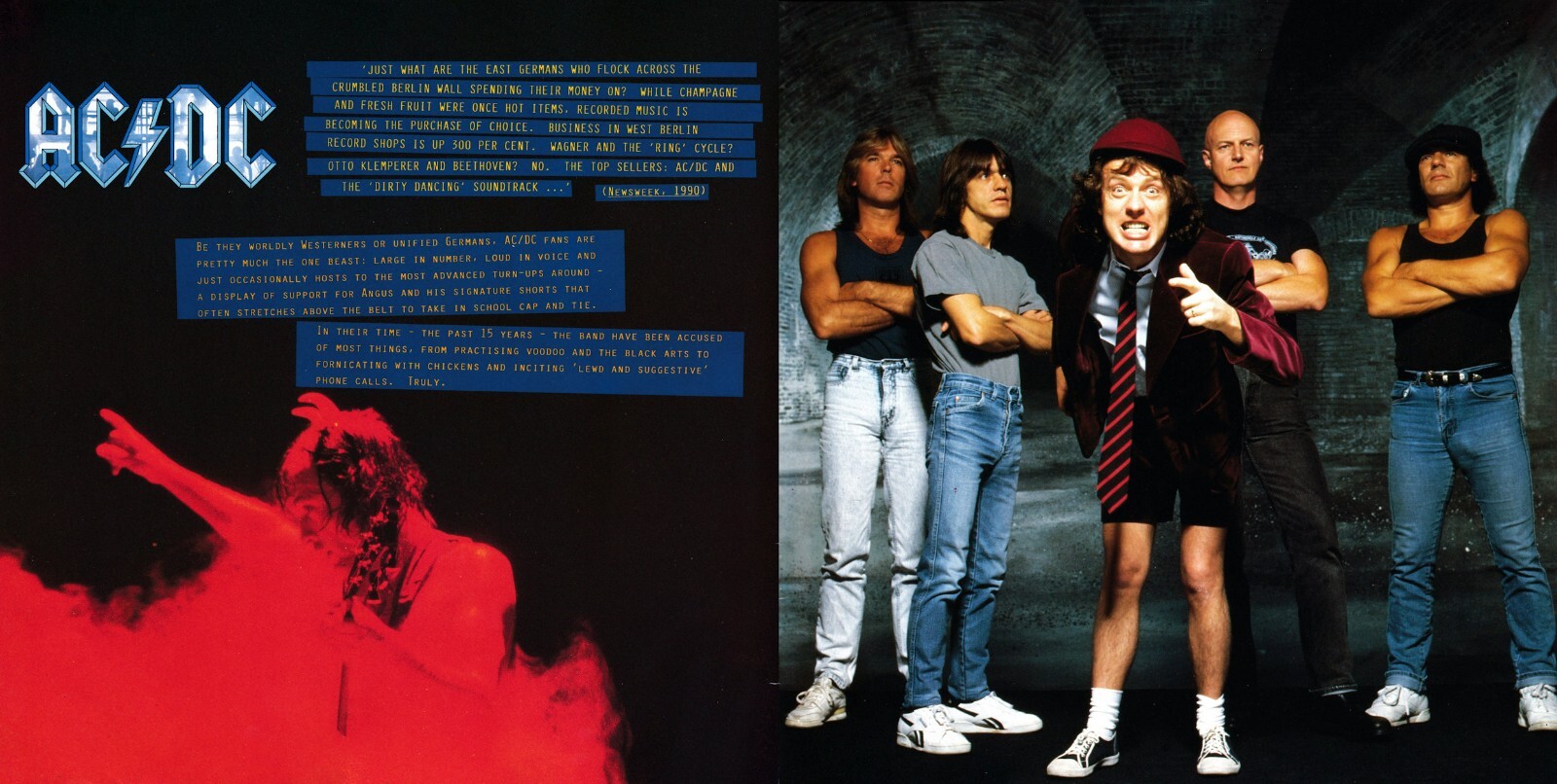 AC/DC 1990-91 Razor's Edge tour book - concert program - VGC | eBay