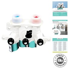 2-Port Solenoid Water Inlet Valve Replacement for Whirlpool  Kenmore Washers