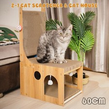 Cat Box Scratcher Scratching Board Pad Heavy Duty Corrugated Cardboard Kitten