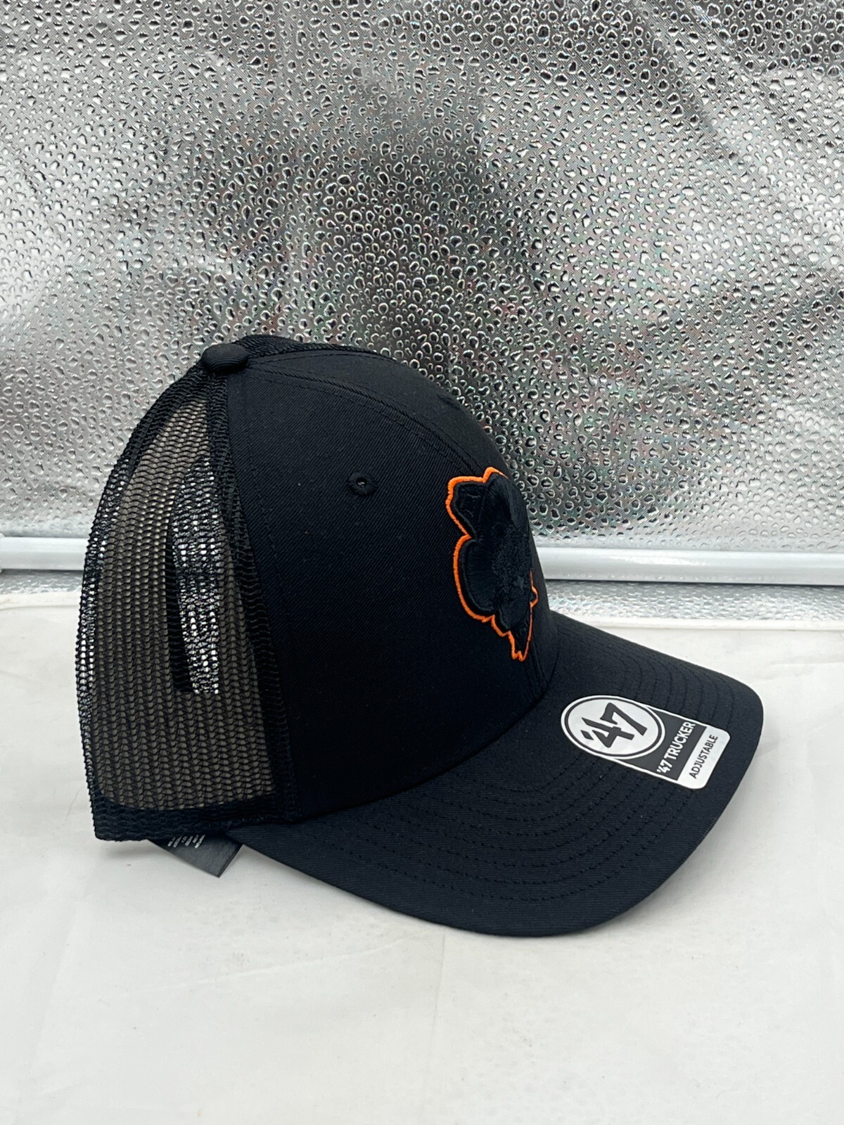 Oklahoma State Cowboys NCAA '47 Brand Throwback Black Trucker Adjustable Hat