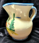 Vintage Ceramic Pottery Hand Painted 3 1/2" Tall Pitcher — photo 4