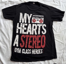 Vintage Gym Class Heroes My Hearts a Stereo T-shirt band concert tour rap rock