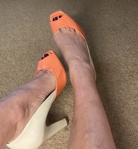 Ladies Next Summer Cream Coral Block 