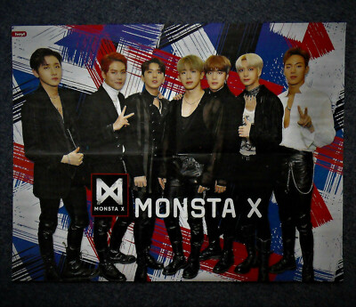 Poster Monsta X # K-Pop Boygroup im A2 Format