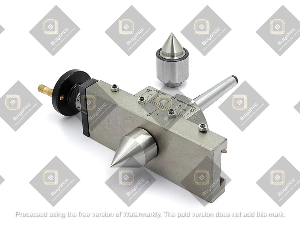 Taper Turning Attachment for Lathe Tailstock with Live & Dead Center Options - Image 3 of 4