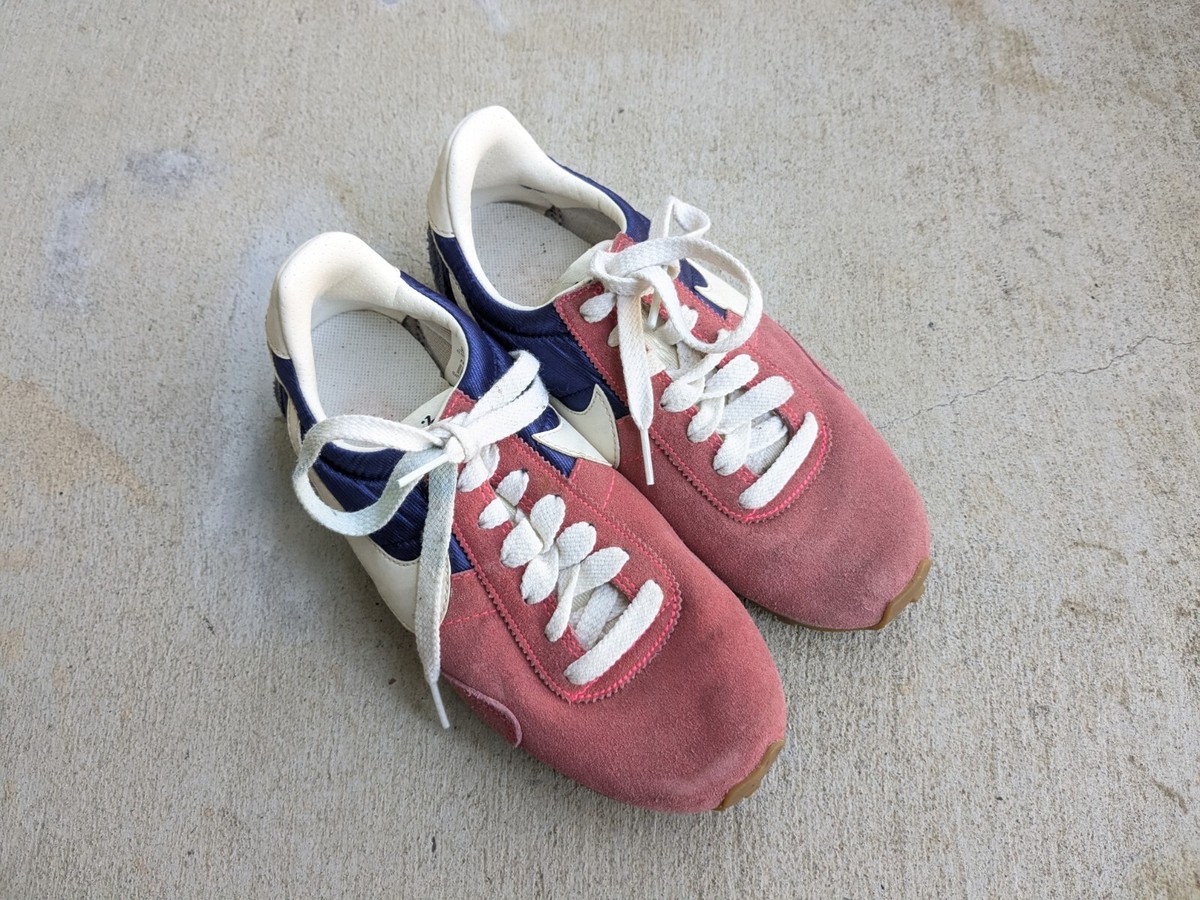 Nike Vintage Pre Montreal Racer 555258-405 Women 5.5 Pink Blue