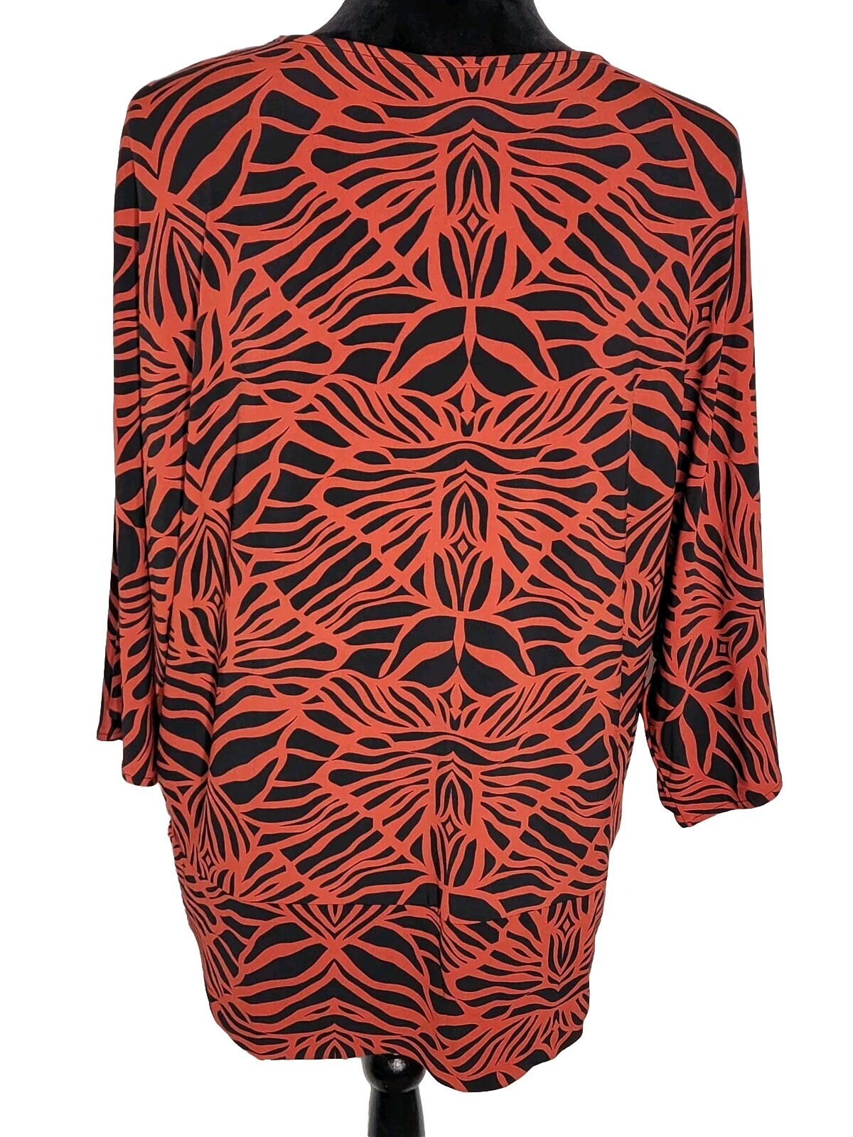 WOMENS SIZE L RUBY RD BLOUSSON PULLOVER BLOUSE RE… - image 4