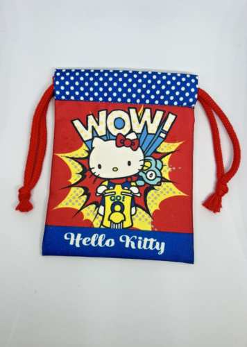 Sanrio Original  HELLO KITTY  Drawstring Bag Pouch Vintage Letoro 2024 Japan F/S - Picture 1 of 2