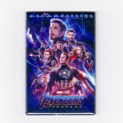 AVENGERS ENDGAME 2'' x 3'' MOVIE POSTER MAGNET (marvel captain america thor 2019)