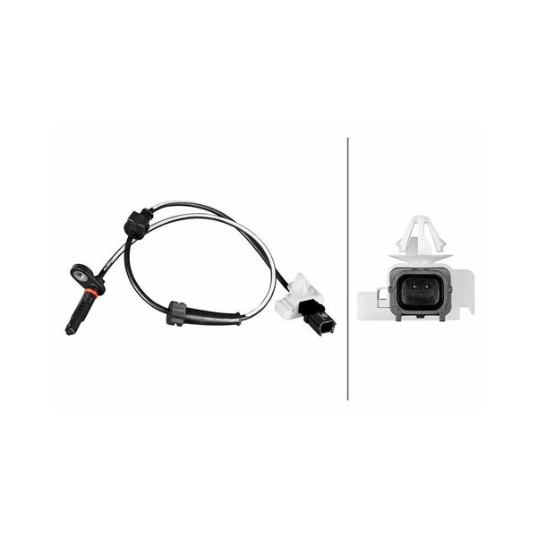 Hella Sensor, Raddrehzahl 6PU 358 217-521 FüR Honda, Hinterachse-image