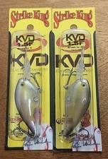 Lot Of 2. Strike King KVD 1.5F Crankbaits - Clearwater Minnow. Dives To 8 Feet.