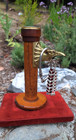 Unique Folk Art Pocket Watch or Jewelry Stand - Wood - Brass - San Francisco, CA — photo 3